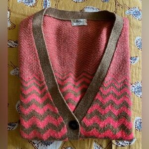 Wallace from Madewell Wool Blend Zig Zag Cardigan